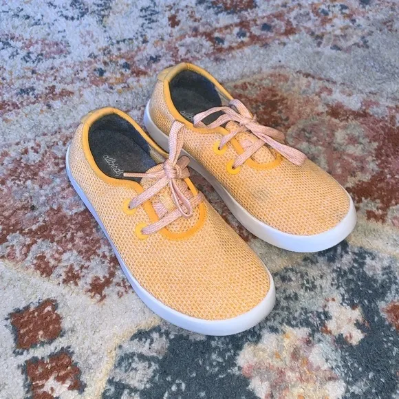Allbirds Orange Mesh Sustainable Sol Tree Skipper Boat Shoes Size 9 Women’s