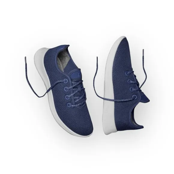 Allbirds ༄ Tree Runners Sustainable Running Shoes Sneakers ༄ Marine Blue ༄ 12