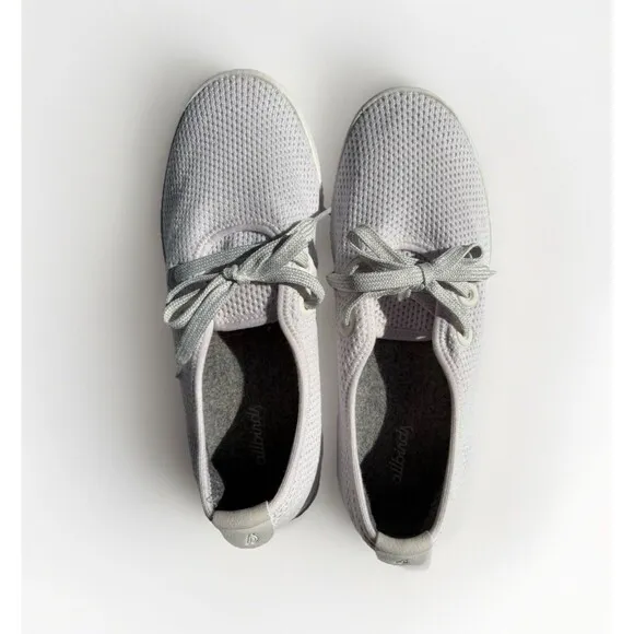 Allbirds Tree Skippers Womens Size 8 White Comfort Shoes Sneaker Lace Up Mesh