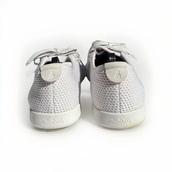 Allbirds Tree Skippers Womens Size 8 White Comfort Shoes Sneaker Lace Up Mesh