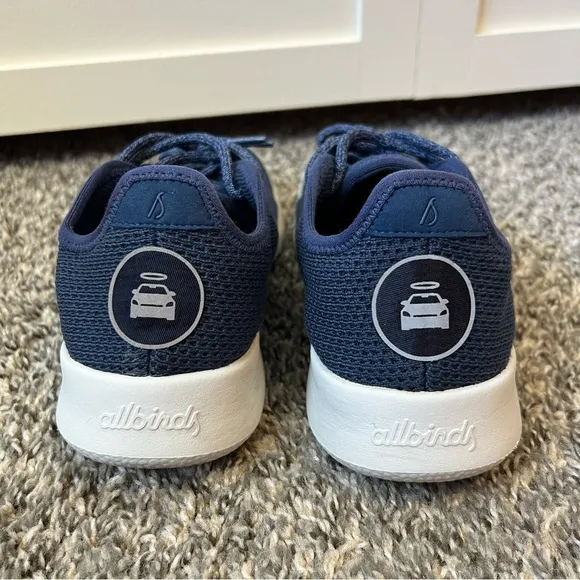 Allbirds Women’s Tree Runner Marine‎ Blue Knit Sneakers Size 6