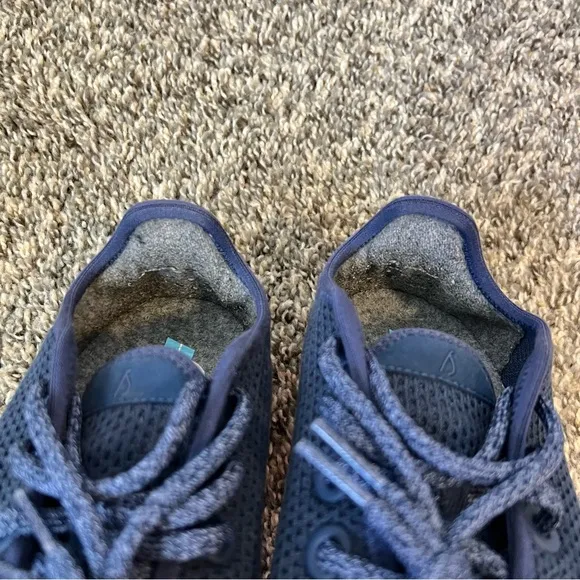 Allbirds Women’s Tree Runner Marine‎ Blue Knit Sneakers Size 6