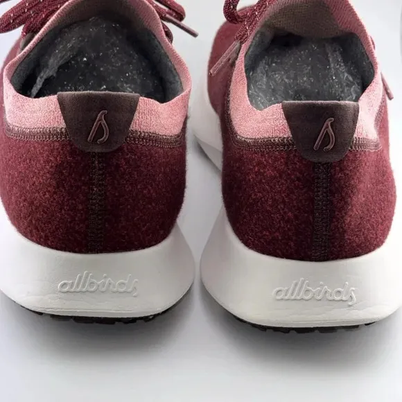 allbirds wool dasher mizzle WDM shoes/sneakers men usa size 10 red