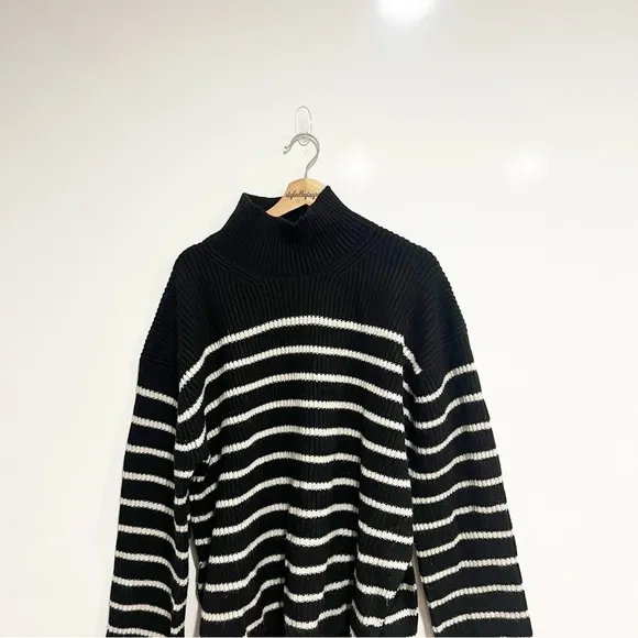 AllSaints Melody Merino Wool Blend Stripe Jumper Sweater