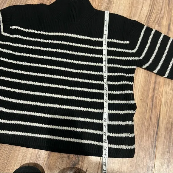 AllSaints Melody Merino Wool Blend Stripe Jumper Sweater