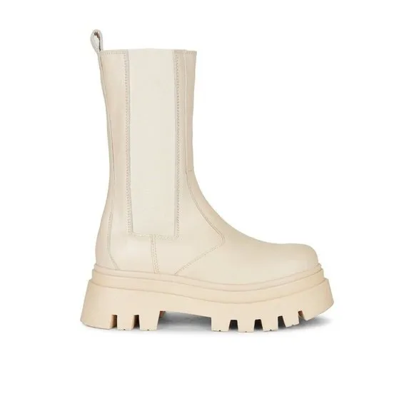 ALOHAS All Rounder Boots Cream Rubber Chunky