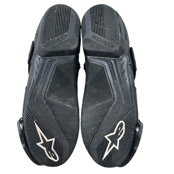 Alpinestars SMX-1 R Vent Mens Leather Motorcycle Riding Boots Size 10.5 US 45 EU