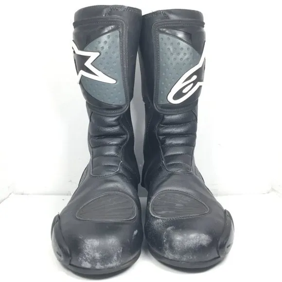 Alpinestars Tech Series Men's Motorcycle Boots Black/Grey Size 43 EU 9 US