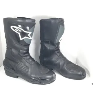 Alpinestars Tech Series Men's Motorcycle Boots Black/Grey Size 43 EU 9 US
