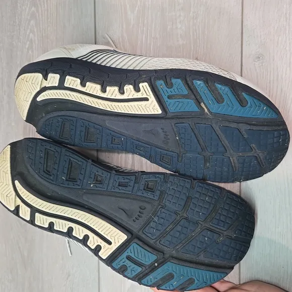 Altra Mens Provision 4.0 White&amp;Blue Running Shoes Sneakers Sz 10.5