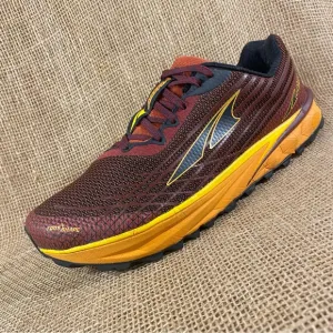 Altra Shoes Running Trail Timo Black Yellow Maroon Orange Hiking  10.5