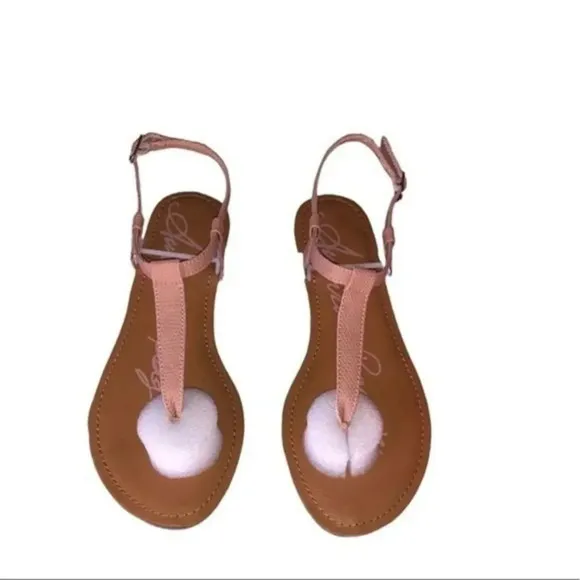 American Rag Krista T-Strap Flat Sandals Women's Shoes Size 10