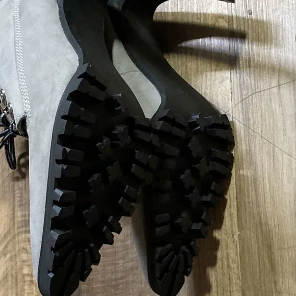 &quot; SINISTER INTENTIONS POINTED SNARE &quot; Heeled Work Boots (New)