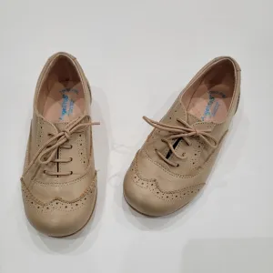 Angelitos Tan Classic Oxford Shoes Size 29