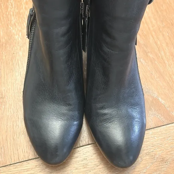 Anthropologie Silent D Uriah Leather Ankle Boots