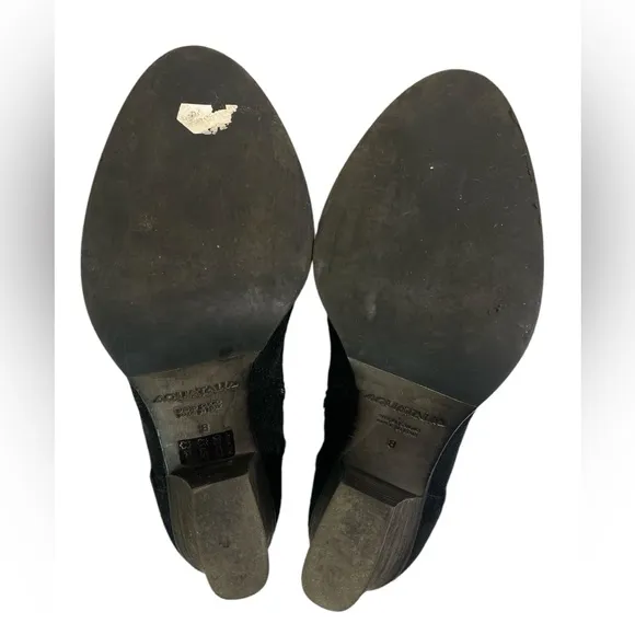 Aquatalia | Fern Black Suede Ankle Boots- size 8