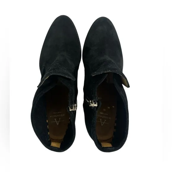 Aquatalia | Fern Black Suede Ankle Boots- size 8