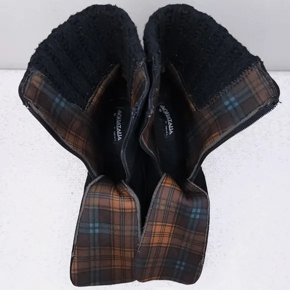 AQUATALIA Mia Demi Wedge Ankle Booties US 10 Weatherproof