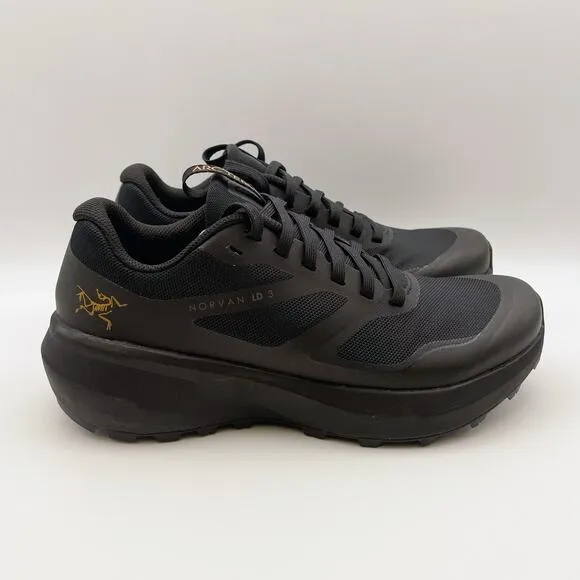 Arc'teryx Mens Norvan LD 3 Trail Running Shoes US 13 EU 48 Black Goretex NWOB