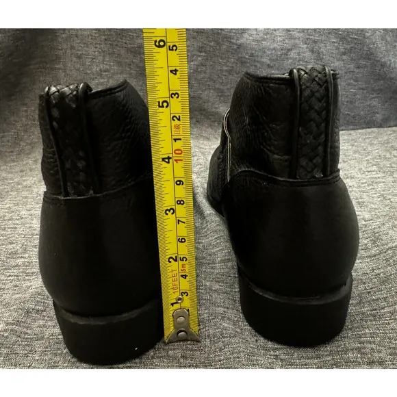 Ariat Blair Ankle Boots Black Western Buckle Style 16301 Womens Size 6