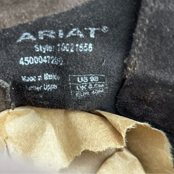 ARIAT BROADWAY WESTER WEDGE ANKLE BOOTS