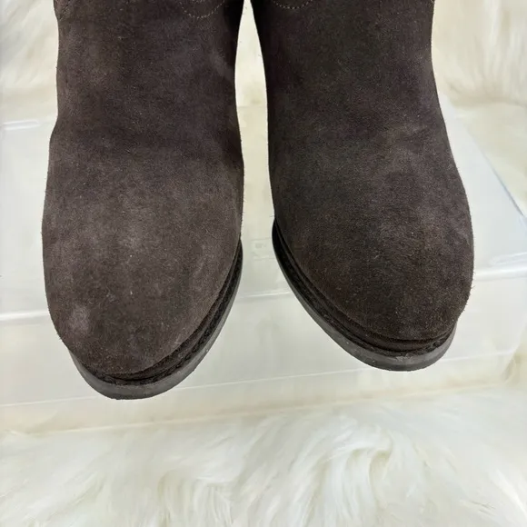 ARIAT BROADWAY WESTER WEDGE ANKLE BOOTS