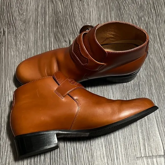 Ariat Brown Ankle Boots with Decorative Strap