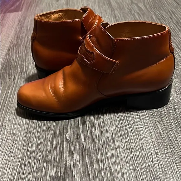 Ariat Brown Ankle Boots with Decorative Strap