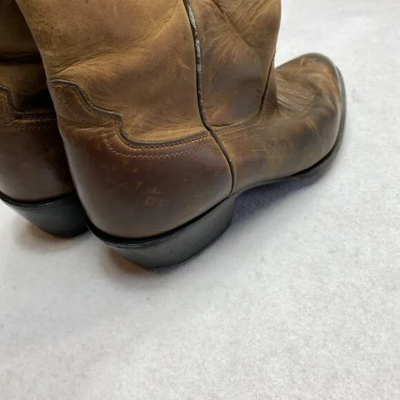 Ariat Cowboy Boots Men's Size 9EE Style# 34625 Leather Western Boots Heritage
