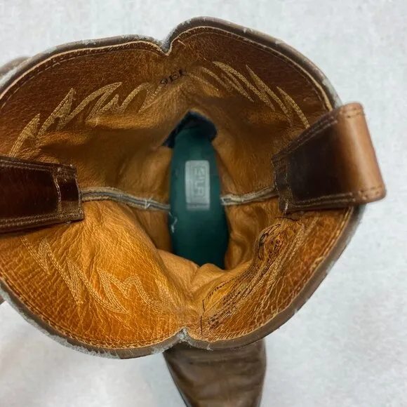Ariat Cowboy Boots Men's Size 9EE Style# 34625 Leather Western Boots Heritage