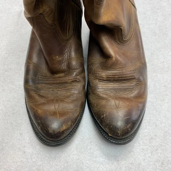 Ariat Cowboy Boots Men's Size 9EE Style# 34625 Leather Western Boots Heritage