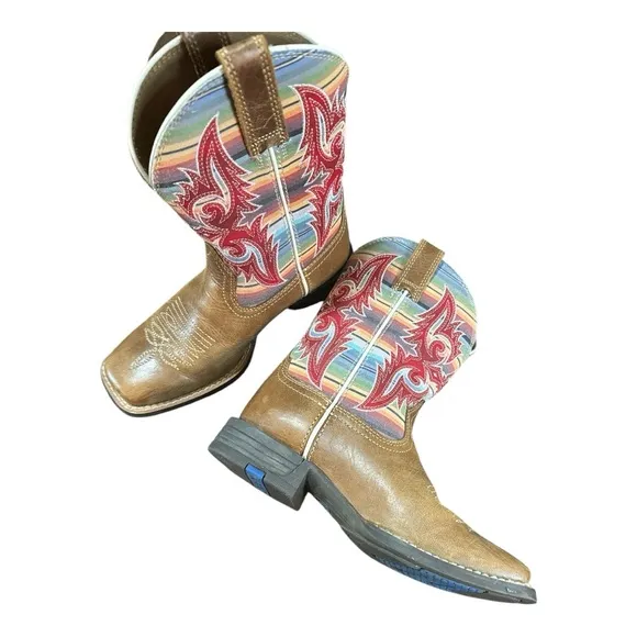Ariat Kids' Brown and Multicolor Western Boots
