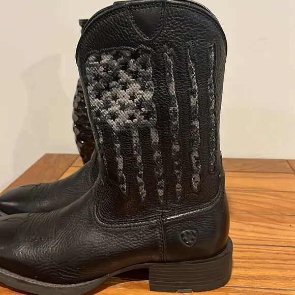 Ariat Men’s Sport My Country VentTek  Western Boots size 9 EE.
