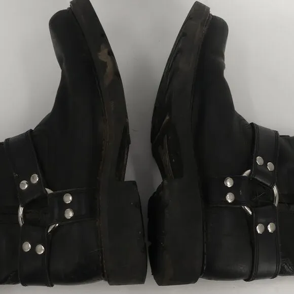 Ariat Metal Mounts Carbide H2O Side Zip Waterproof Motorcycle‎ Boots Men's 10.5D