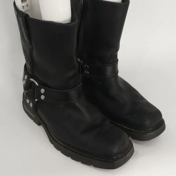 Ariat Metal Mounts Carbide H2O Side Zip Waterproof Motorcycle‎ Boots Men's 10.5D