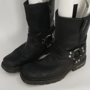 Ariat Metal Mounts Carbide H2O Side Zip Waterproof Motorcycle‎ Boots Men's 10.5D