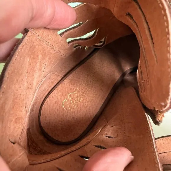 Ariat Unbridled Adriana Western Bootie Whiskey Suede Cowgirl Boots Size 8 Cowboy
