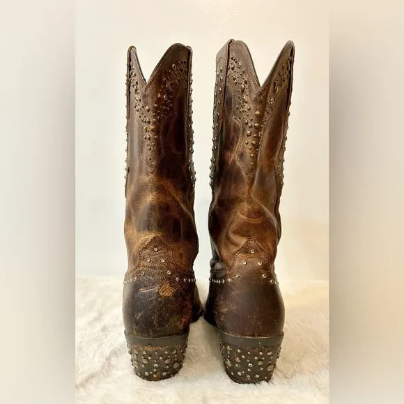 Ariat Womens Rhinestone Cowgirl Boots in Sassy Brown Size 7