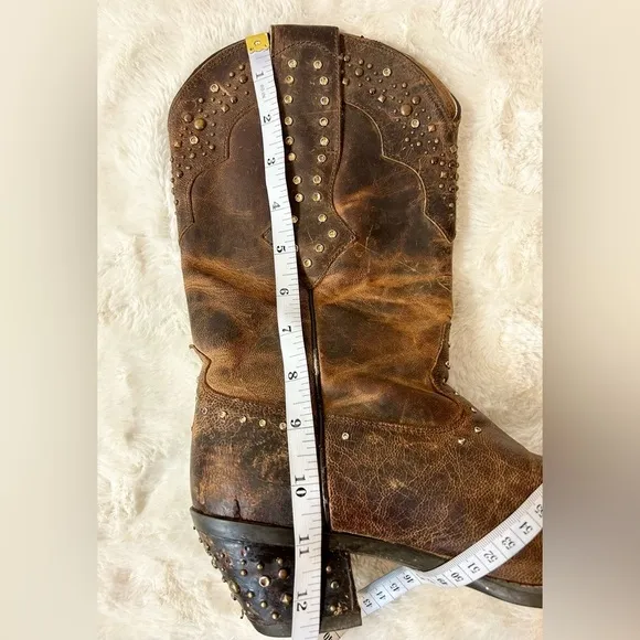 Ariat Womens Rhinestone Cowgirl Boots in Sassy Brown Size 7