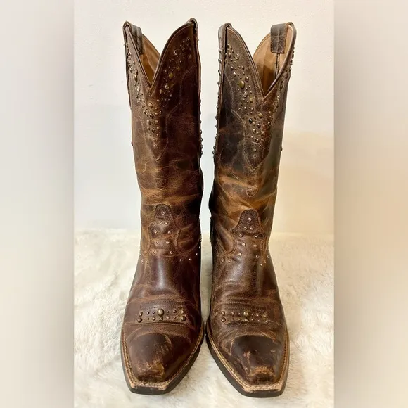 Ariat Womens Rhinestone Cowgirl Boots in Sassy Brown Size 7