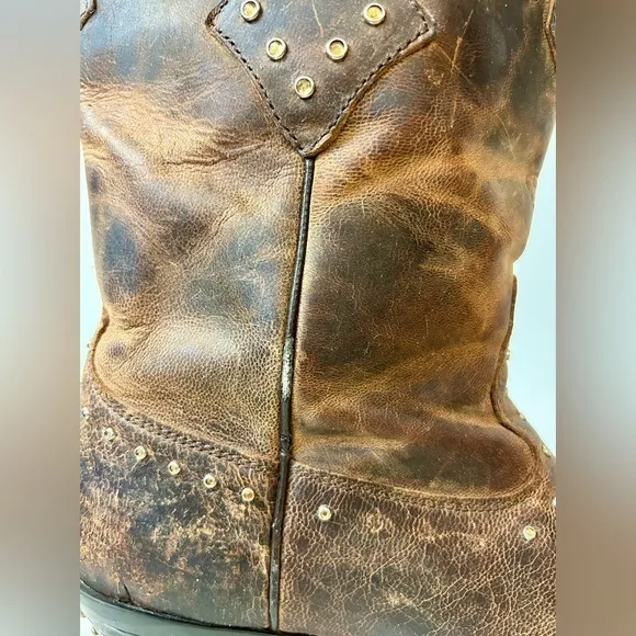 Ariat Womens Rhinestone Cowgirl Boots in Sassy Brown Size 7
