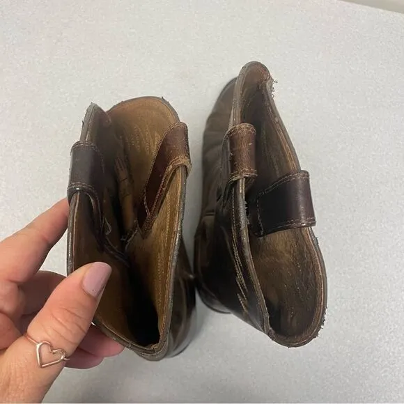Ariat Brown Leather Cowboy Boots Size 9