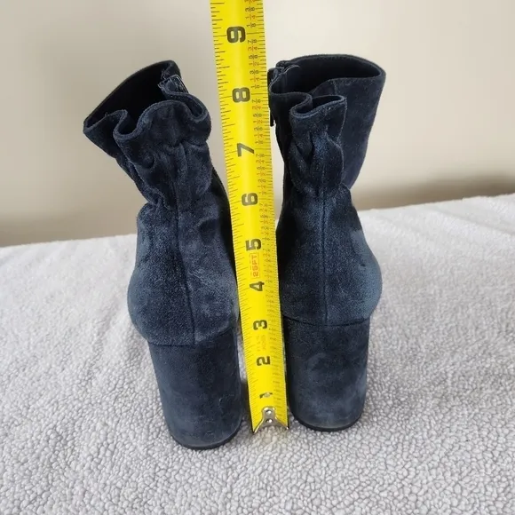 Arturo Chiang Rakel Ankle Boots / Black Suede / SZ 8