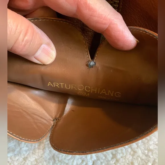 ARTURO CHIANG WOMENS LEATHER BOOTS