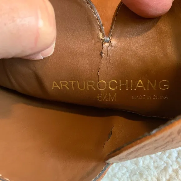 ARTURO CHIANG WOMENS LEATHER BOOTS