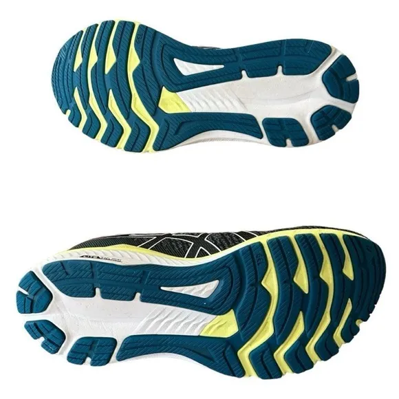 ASICS Black and Yellow Running Shoes GT-2000  Metropolis Graphite Grey Men 8.5