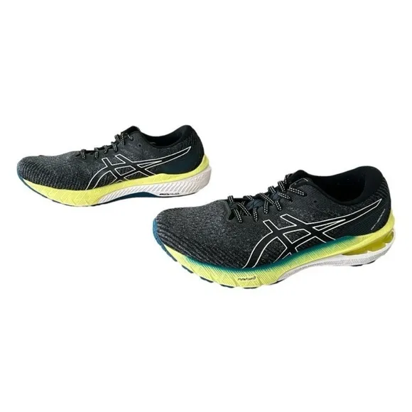 ASICS Black and Yellow Running Shoes GT-2000  Metropolis Graphite Grey Men 8.5
