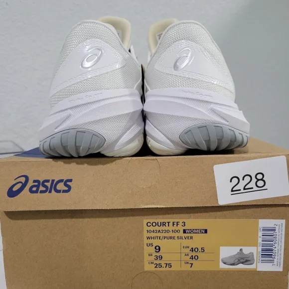 Asics Court FF 3 Womens Tennis Shoe, NEW, sz 9