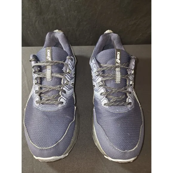 Asics Gel Venture 9 Men's Sz 10 Trail Running Shoes Blue Black Athletic Sneakers