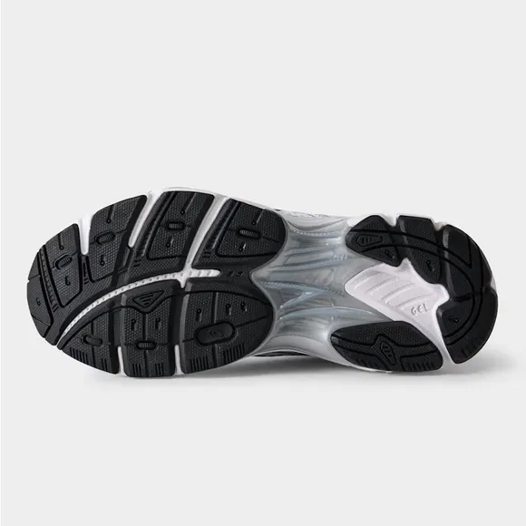 ASICS White and Black Running Shoes